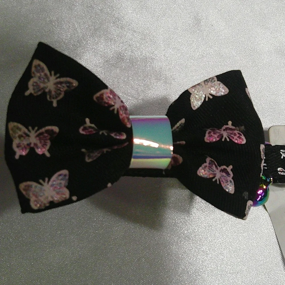 Whisker City Easy Release Butterfly w/Bow Kitten Collar